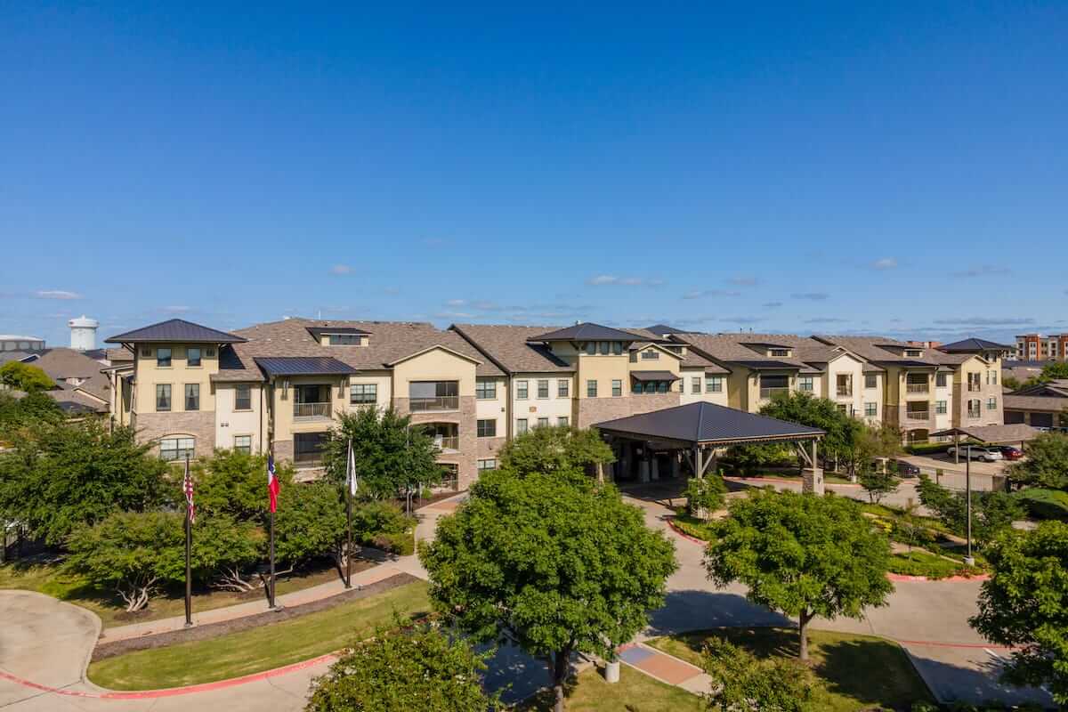 Aerial view of Discovery Village Twin Creeks