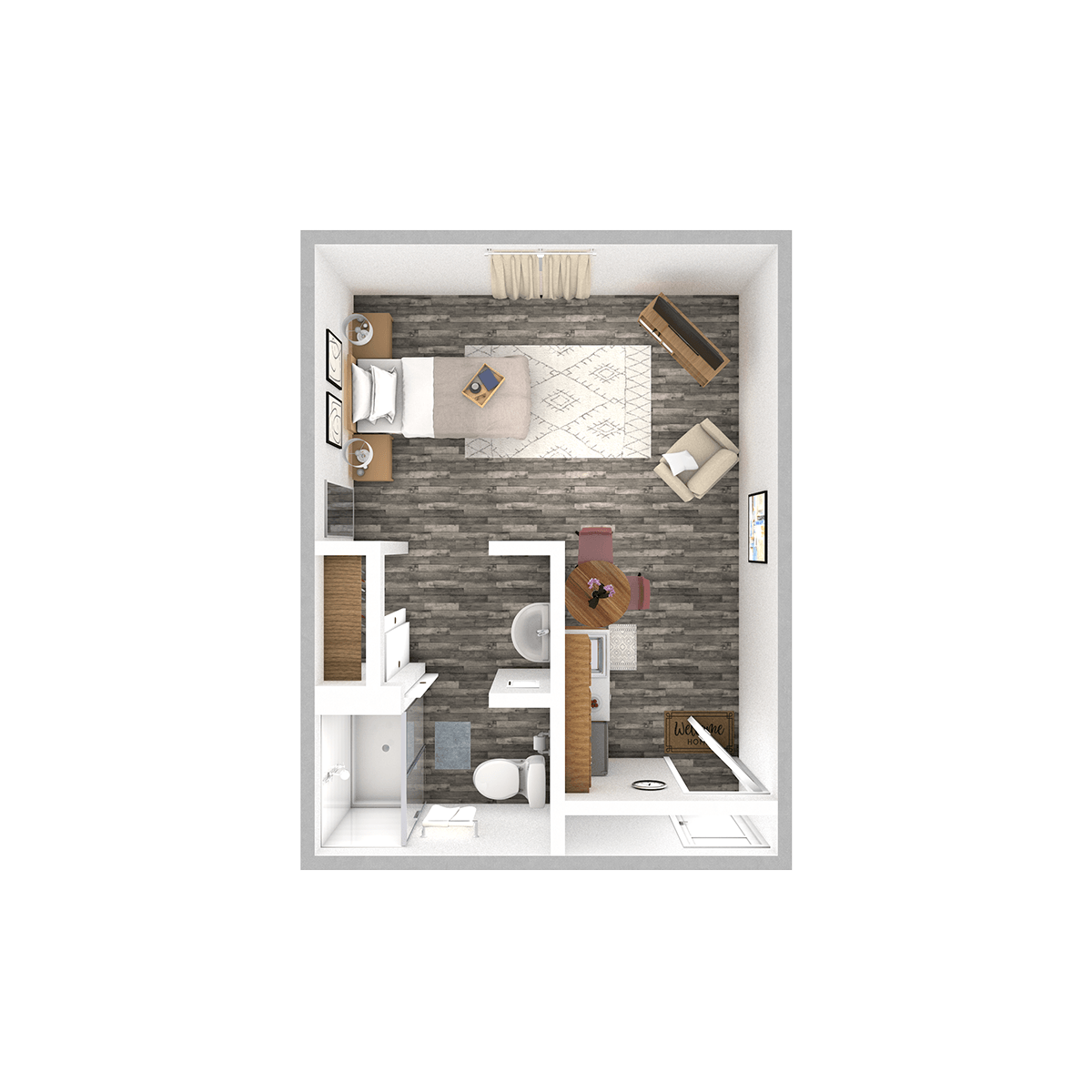 Oak (Memory Care) floor plan